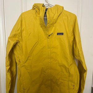 New Women's Patagonia Torrentshell 3L Jacket - Size Large - Color Yellow